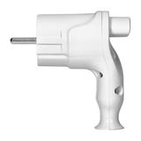 Wtyczka kątowa Uni-Schuko z wypychaczem 16A/250V, biała