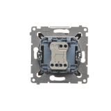 Simon 54 Łącznik świecznikowy 10A 250V szybkozłączka czarny DW5.01/49 KONTAKT