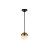 Lampa wisząca ABIES pojedyncza złota 1xE27 GTV OS-ABIES1-40-DEC GTV Poland