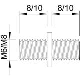 3100, PODWÓJNE ŁĄCZNIKI M6
