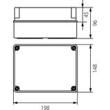 OH-3B.1 obudowa hermetyczna IP65 198x148x96 mm 29.35 OPATÓWEK