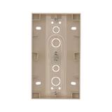 Simon 54 Premium Puszka natynkowa narożna 2-krotna do ramek PREMIUM kremowy