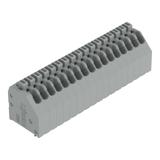 listwa zaciskowa do pł. drukowanych 17-bieg. szara raster 2,54 mm /25szt./ WAGO