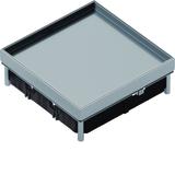 tehalit.VE-EE Pokrywa pełna IP54 20kN EKSQ12 244X244 15mm stal nierdzewna EKSQ120BL15 HAGER