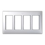 Simon Connect Ramka obudowy S500 4-modułowa 8x K45 aluminium
