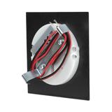 DRACO LED NEW 1,5W oprawa schodowa podtynkowa 12VDC 30lm 3000K czarny innowacyjny sposób monta AD-OS