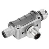 SAI-T-5-M12/M12 B-COD Adapter czujnik-siłownik, Liczba biegunów: 5, kodowanie: B, M12, 60 V /1szt./ 1057940000 WEIDMÜLLER