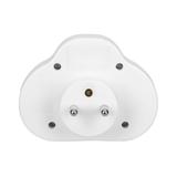 Rozgałęźnik 2x2P+Z z włącznikiem, biały OR-AE-13187 ORNO