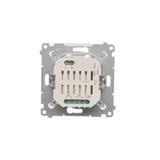 Simon 54 Łącznik/Przycisk roletowy podwójny elektroniczny 230 V srebrny mat DEZ2.01/43 KONTAKT