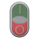 M22-DDLM-GR-X1/X0 Przycisk podwójny z samopowrotem i z możliwością podświetlenia 284830 EATON