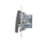 Simon 54 Przycisk „dzwonek” 16A z. śrub. antracyt