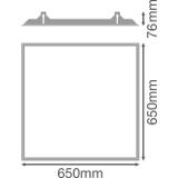 Ramka do montażu w zabudowie PANEL 625 RECESSED MOUNT FRAME