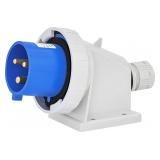 32A 230V 2P+PE Wtyk odbiornikowy stały IP67 EPH 3232 004482069 ETI