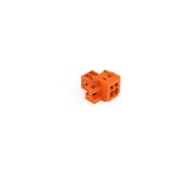 MCS-MINI Classic wtyk 2-bieg. pomarańczowy raster 3,81 mm /100szt./ WAGO