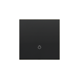 Simon 55 Klawisz pojedynczy z piktogramem /światło/ do: SP1M Czarny mat
