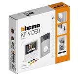 Zestaw 1-rodzinny z wideodomofonem Classe 100 Smart Wi-Fi z panelem Linia 3000 w kolorze aluminium,