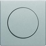 BERKER Q.x Płytka czołowa z pokrętłem Regulator do ściemniacza obrotowego aluminium aksamit lakierow