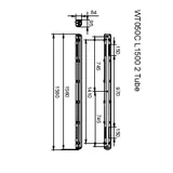 WT050C 2xTLED L1500 Oprawa hermetyczna