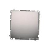 Simon Basic Przycisk pojedynczy rozwierny bez piktogramu 10A 250V zaciski śrubowe stal inox BMPR1.01/21 KONTAKT