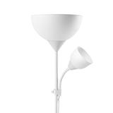 Lampa stojąca podłogowa URLAR 175 cm max 25W E27 max 25W E14 biała LS-2/W ORNO