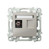 SZAFIR Gniazdo ekwipotencjalne pojedyncze - kolor kaszmirowy beż