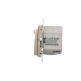 Simon 54 Oprawa oświetleniowa LED z czujnikiem ruchu 14V DC 0.78 W białe ciepłe 3100 K złoty mat