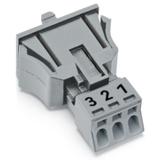 WINSTA MINI wtyk 3-torowy SnapIn szary /50szt./ WAGO