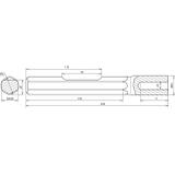 Głowica do młota udarowego do uziomów fi 25 mm, dł. 250 mm, stal