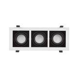 MODERN DAY MINI GU10 x3 white frame