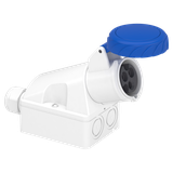 Gniazdo Pratika montaż naścienny 2P+PE 16A IP 67 230V