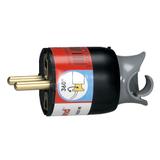Wtyczka 2P+Z 16A Plastikowa Czarna Obrotowa Helmo 050173 LEGRAND