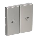 PURE Klawisz z nadrukiem Do wyłącznika/przycisku żaluzjowego stal szlachetna