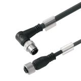 SAIL-M12WM12G-4-1.5U Przewód czujnika-siłownika (zmontowany), Kabel połączeniowy, M12 / M12, Liczba biegunów: 4, Długość kabla: 1.5 m, złącze męskie, kątowe - złącze żeńsk /1szt. 1071990150 WEIDMÜLLER