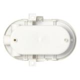 SOTOA, oprawa oświetleniowa, E27, max. 15W, IP54, klosz szklany, osłona plastikowa, biała