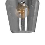Milagro plafon Santiago Smoked E27 czarny MLP6603