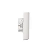 Simon 54 Gniazdo podwójne Schuko p/t z przesłonami wersja skandynawska 16A z. śrub. biały