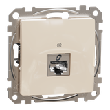Sedna Design & Elements, gniazdo komputerowe RJ45 kat.6 STP, beżowy