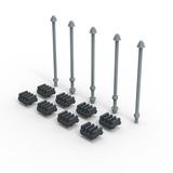 XL3S Zestaw Adapterów Do Szyn Cu 75-125x5Mm 339937 LEGRAND