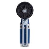 Łącznik w obudowie z tworzywa, 1NC+1NO, dźwignia reg. z rolką gumową