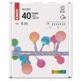 Lampki świąteczne kulki 40 LED 4m IP44 multikolor IP44 timer D5AM01 EMOS