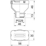 DŁAWIK DO PŁASKIEGO KAB.14X40 SZ