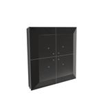 Dotykowy szklany nadajnik (przycisk) zdalnego sterowania zbliżeniowy czarny 230V FW-GS-230-B F&F