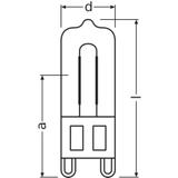 66733 ES 33W 230V G9 FS1 OSRAM