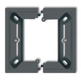 DECO / MINI Puszka natynkowa pojedyncza, składana DECO, MINI grafitowy mat