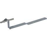 Wspornik dachowy z DEHNQUICK, z wygięciem, stal nierdzewna NIRO