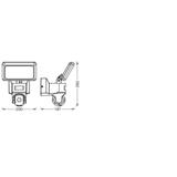 Oprawa SMART+ OUTD WIFI FLOOD CAMERA CON DG