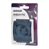 Gniazdo pojedyncze 2P+Z AQUATIC IP44 biały dymiony OR-OE-7105/WT ORNO