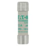 CYLINDRICAL FUSE 10 x 38 12A AM 500V AC Wkładka cylindryczna 10 x 38mm 12A AM 500V AC C10M12 EATON