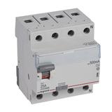 Wyłącznik Różnicowoprądowy P 304 4P 25A 500Ma Typa TX3 411794 LEGRAND
