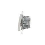 Simon 54 Łącznik krzyżowy z podświetleniem LED bez piktogramu 10A 250V szybkozłączka biały DW7L.01/X/11 KONTAKT